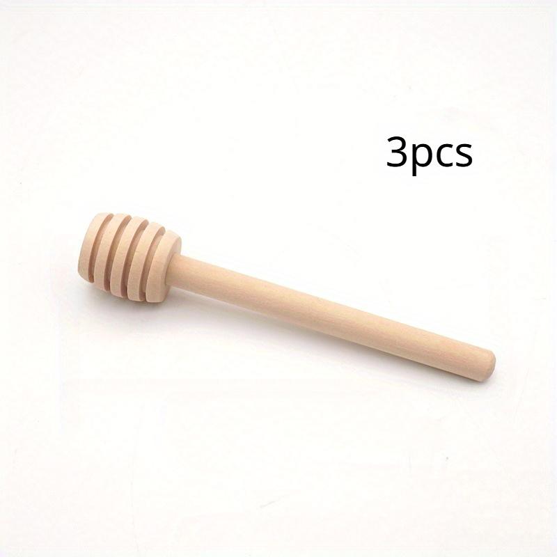 

Wooden Honey Stick Mixer Stirrer Spoon Making Honey Coffee Natural Honey Stick Wooden Stirring Stick Coffee Tea Jam More Durable