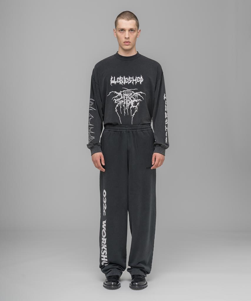 032Ssi (U) Outlaw Oversized Sweatpants Faded Black