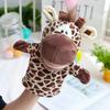 Original 25Cm Hand Puppet Soft Plush Toys Cute Elephant Lion Monkey Animal Stuffed Puppet Pretend Story Dolls Gift For Children