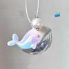 Adorable Whale Keychain Gradual Color Changing Pendant For Decoration