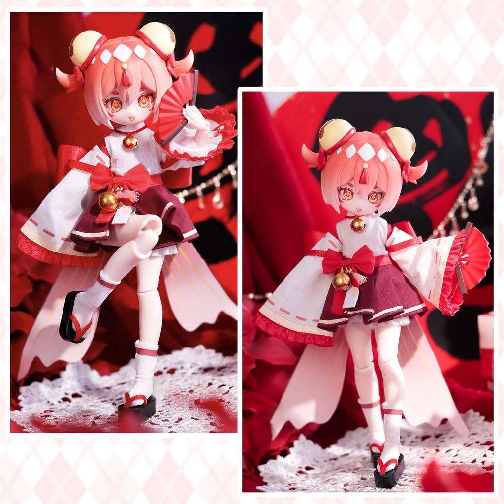 Blind Doll Blind Scale BJD Articulated Anime Gift for Ages Made of PVC Includes Collectible Figure Box 1/8 Doll, Figure, Doll, Girls, 15+, & ABS,