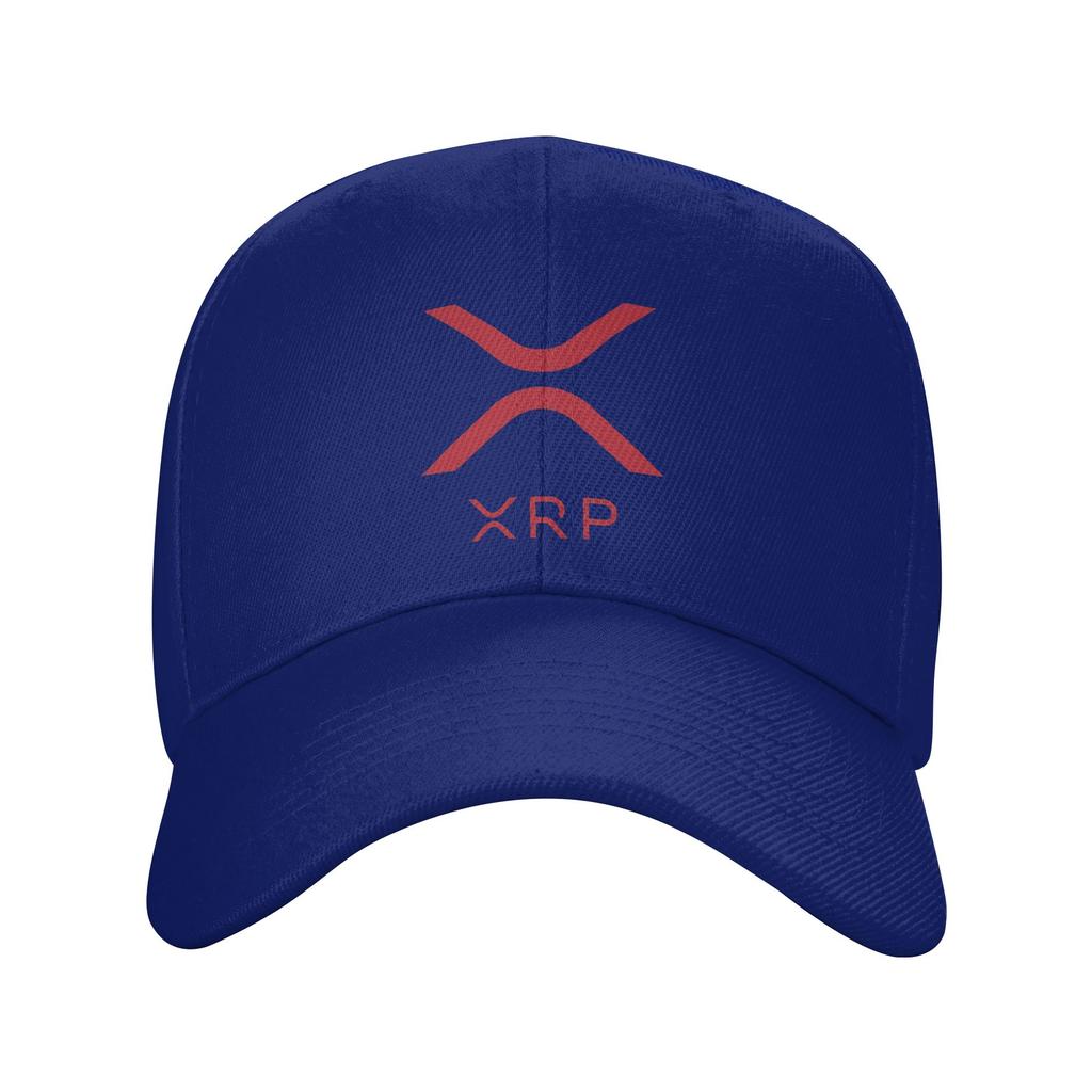 Summer Casual Baseball Cap RED XRP RIPPLE NEW LOGO Hunting Camping Trucker Hat For Unisex Adult Dropshipping Fashion Baseball Caps