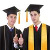 4Pcs/Set Graduation Stole Sash Graduation Robe Set with Tassel Doctor Gown Bachelor Gown  Graduation