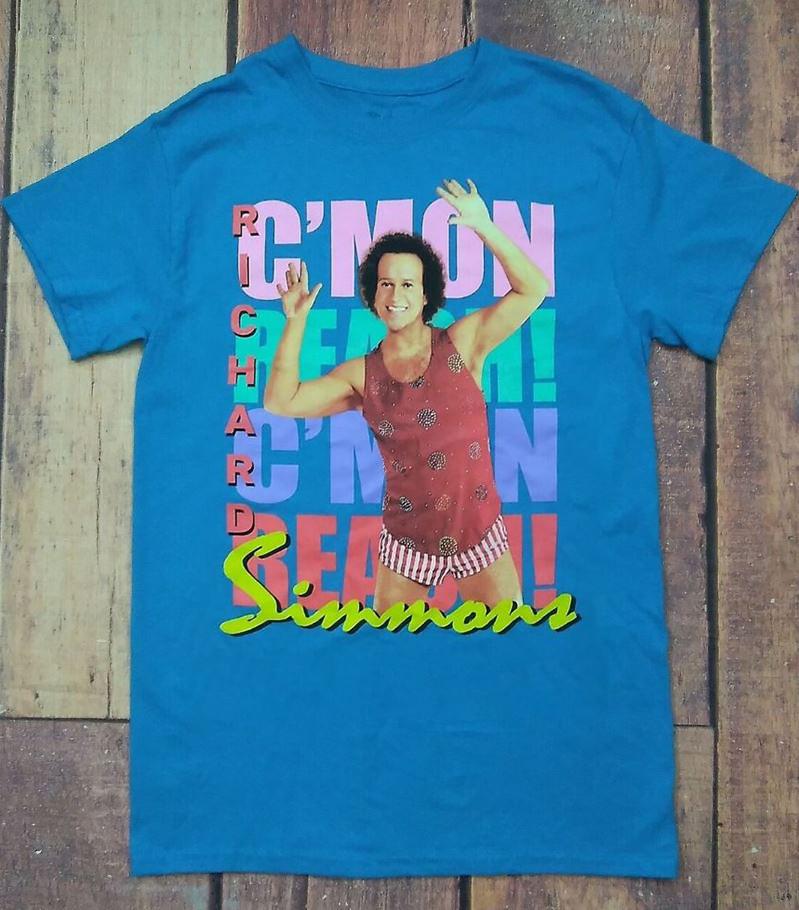 Richard Simmons Fitness Workout Yoga Royal Tee Cotton Shirt All Size MC108 Unisex T-Shirt L