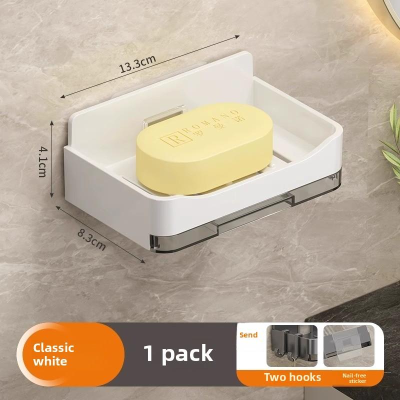 Household Draining Bathroom Wall-mounted Non-stagnant Soap Box