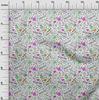 oneOone Cotton Flex Fuschia Pink Fabric Tool Sewing Material Print Fabric By The Yard 40 Inch