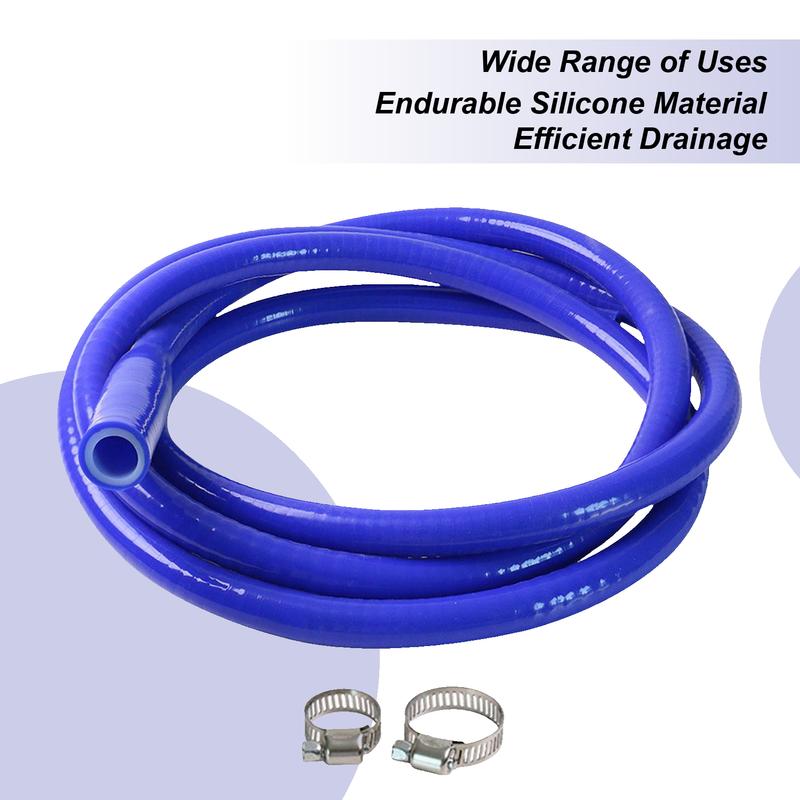 For All Volkswagen Models Sunroof Water Drain Pipe 6.8 Ft Car Sunroof Drain Pipe Prevent Water Leakage Double Layer Silicone