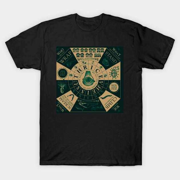 

Men Black Print T-shirt Version - Thrice Vheissu Album From 2005 No-Cut Transfer Paper Print Cotton Tshirt XL чорний