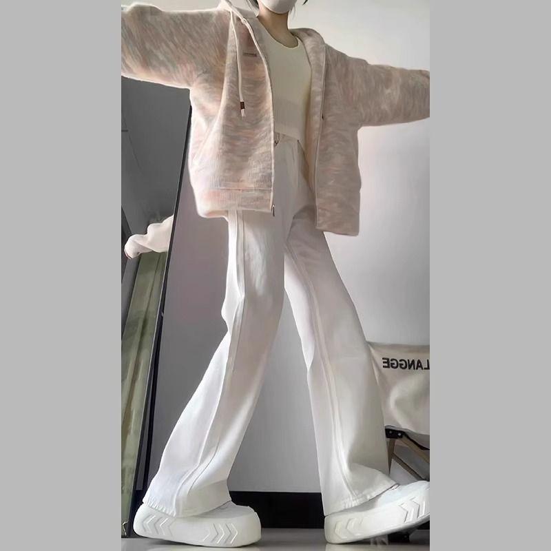 

Повседневный стиль Розовый Худи Вязаная Верхняя одежда Женская Весна и Осень 2025 Новое поступление Модный Ранняя осень Зима Свитер Кардиган Топ Pink S