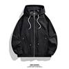 Men's Spring and Autumn New American Men's Jacket Loose Casual Versatile Waterproof Cargo Jacket Men's Plus Size