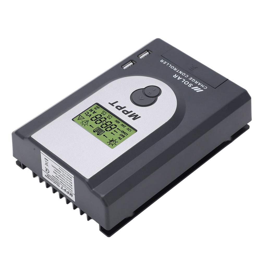 12V 24V MPPT Solar Charger Controller 10A Adjustable Parameter With Dual USB Port Solar Panel Regulator
