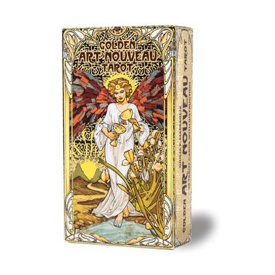 Golden Art Nouveau 78 Tarot Tarot with Japanese Authentic I.I.J Tarot, Cards, Reading, Instructions,