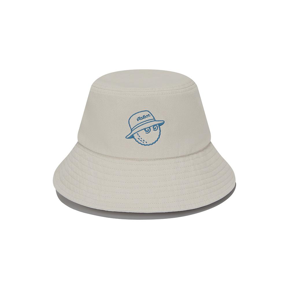 MALBON GOLF Basic Lettering Bucket Hat Light Gray
