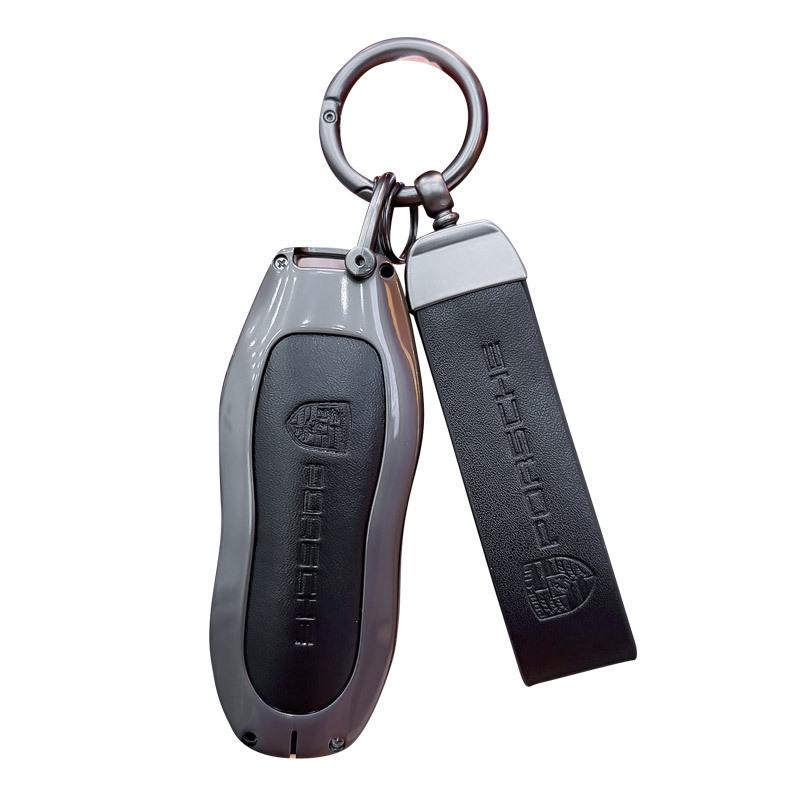 Compatible Key Case for Porsche Panamera, Cayenne, Macan, 911, 718, and Taycan