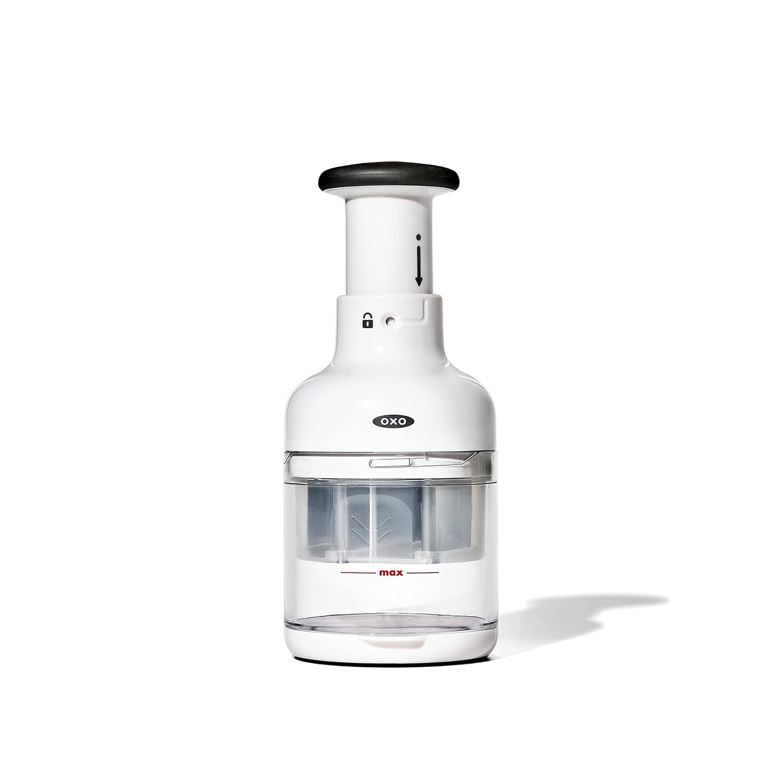 

OXO Chopper Minced Cutter One-Handed Push Easy Disassemble Clean Dishwasher Safe (Low Temperature Setting Only)