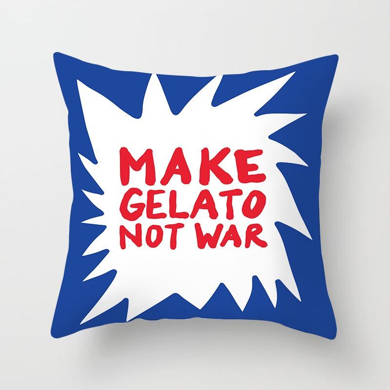 

Офисная наволочка на подушку для дивана Абстрактная простая наволочка с цифровой печатью Роскошный домашний декор Наволочка 40x40cm