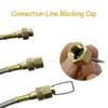 Outdoor Stove Cable Plug Caps Flat Gas Tanks Antileak Plug Liquefied Gas Connection Line Blocking Caps Gas Accessories