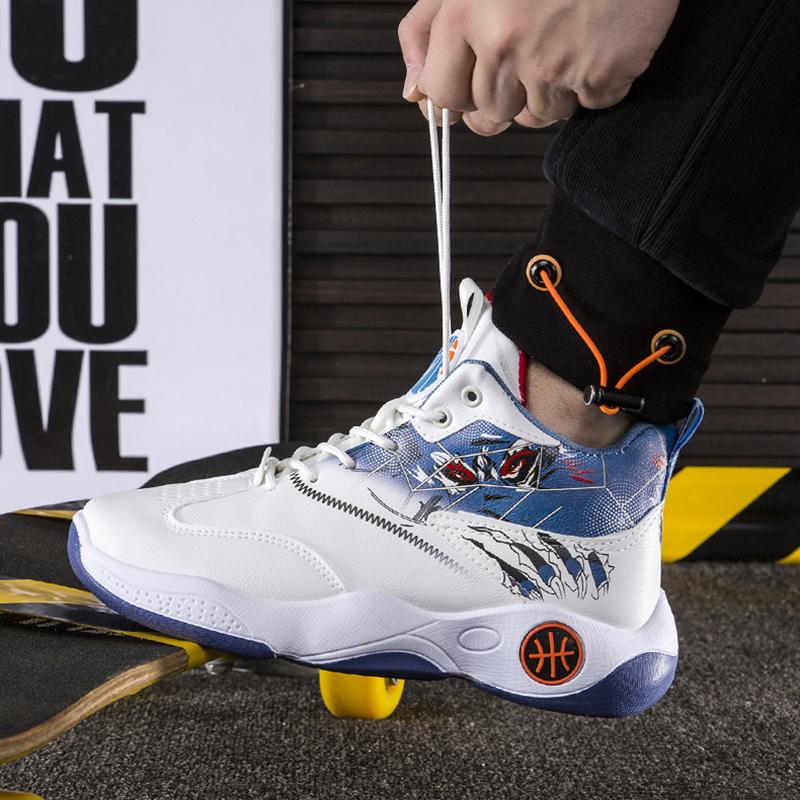 2026 New Arrival Kid Basketball Boots Anti Slip Mid Cut Sport Sneakers for Men Women Cheap Soft Basketball Shoes