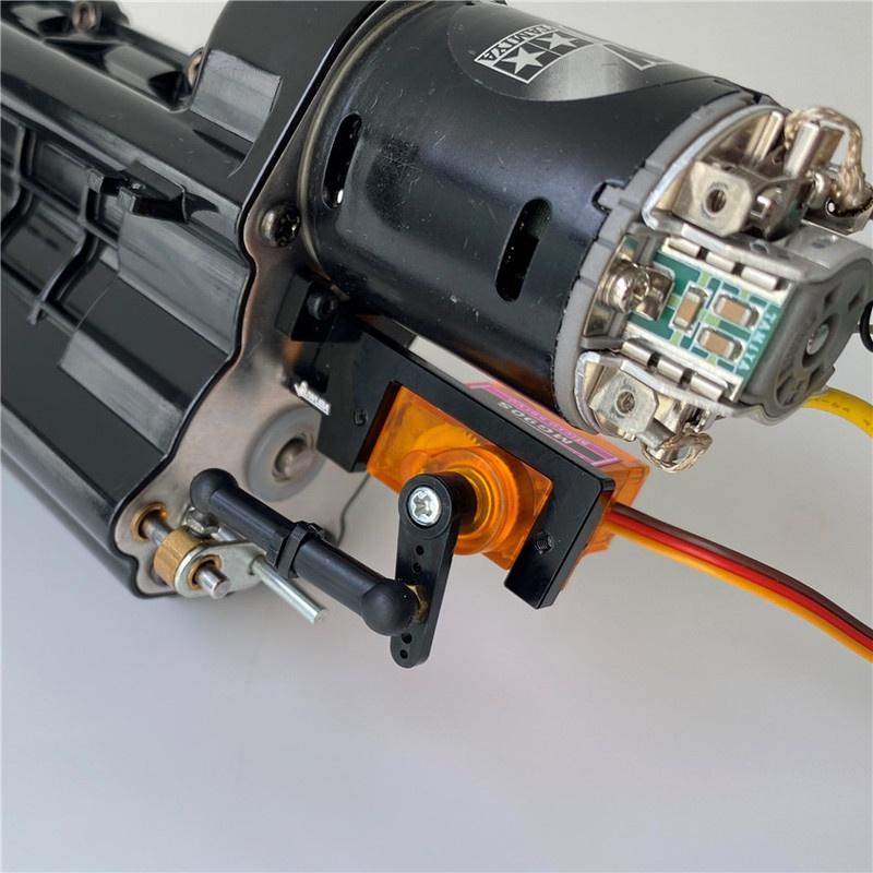 Aluminum Alloy Shift Steering Gear Bracket Assembly for 1/14 Tamiya Scania R620 R470 770 S 56368 Rc Tractor