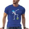 Dab dabbing skeleton Water polo Halloween Waterpolo swimming T-shirt sports fans vintage plain black t shirts