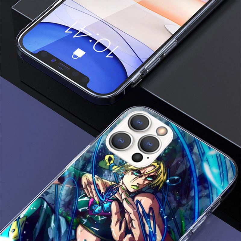 JoJo's Bizarre Adventure Cool Phone Case For iPhone 17 Air 16 15 Pro Max 14 Plus 13 Mini 12 11 Cover 7 8 SE Silicone Shell Print