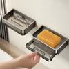 Soap Holder Soap Dish with Removable Drip Tray Bathroom Soap Organizers Aluminum Alloy