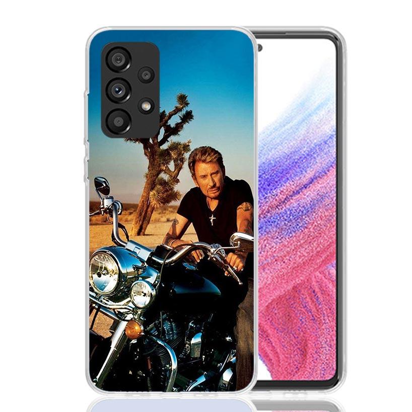 

Johnny Hallyday Music Case Phone Cover for Samsung Galaxy A12 A22 A32 A42 A52 A72 A50S A51 A41 A31 A21S A40 A30S A20E A10 A70 A7 Samsung A50