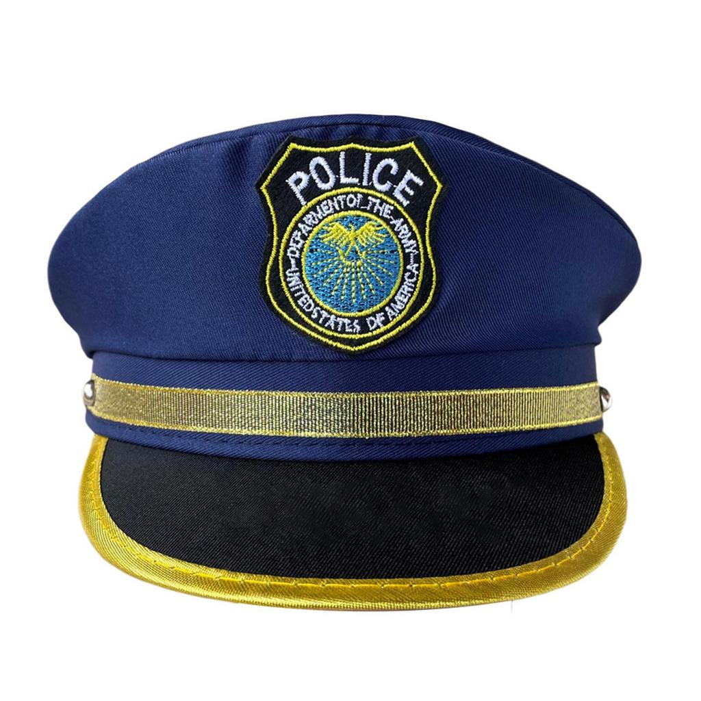 Children Police Hat Cosplay Photo Prop Headdress Photographic Party Props Hat