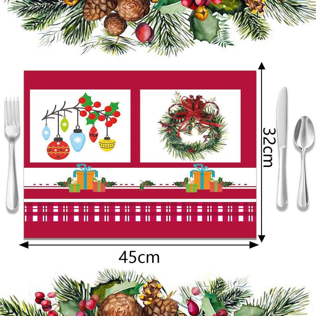 Bestselling Christmas Table Mat: Versatile Heat-Resistant Decorative Placemat