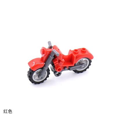 Militärszene mit Offroad-Zweirad-Motorrad Baustein Puppenteile