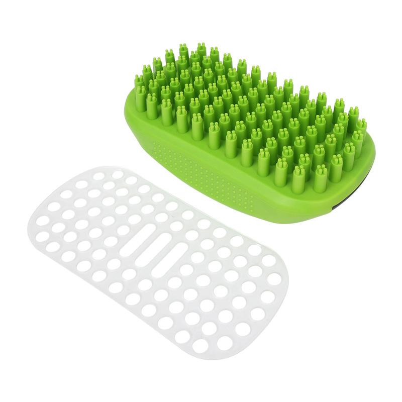 Pet Bath Brush Dog Bath Massage Comb Cleaning and Grooming Tools Cat Hair Removal Brush To Remove Floating Hair