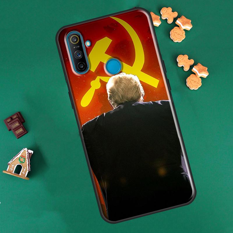 USSR Flag Soviet Union For OnePlus 9R 8T Nord2 9 10 Pro Case For OPPO Realme 9i 8i 8 Pro GT Neo 2 GT Master Cover