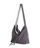 Socharming Plain Easy Corduroy Suede Reversible Shoulder Bag - Gray