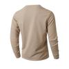 Men's Solid Color Long Sleeve T-Shirt Shirt Men's Casual Sports Top