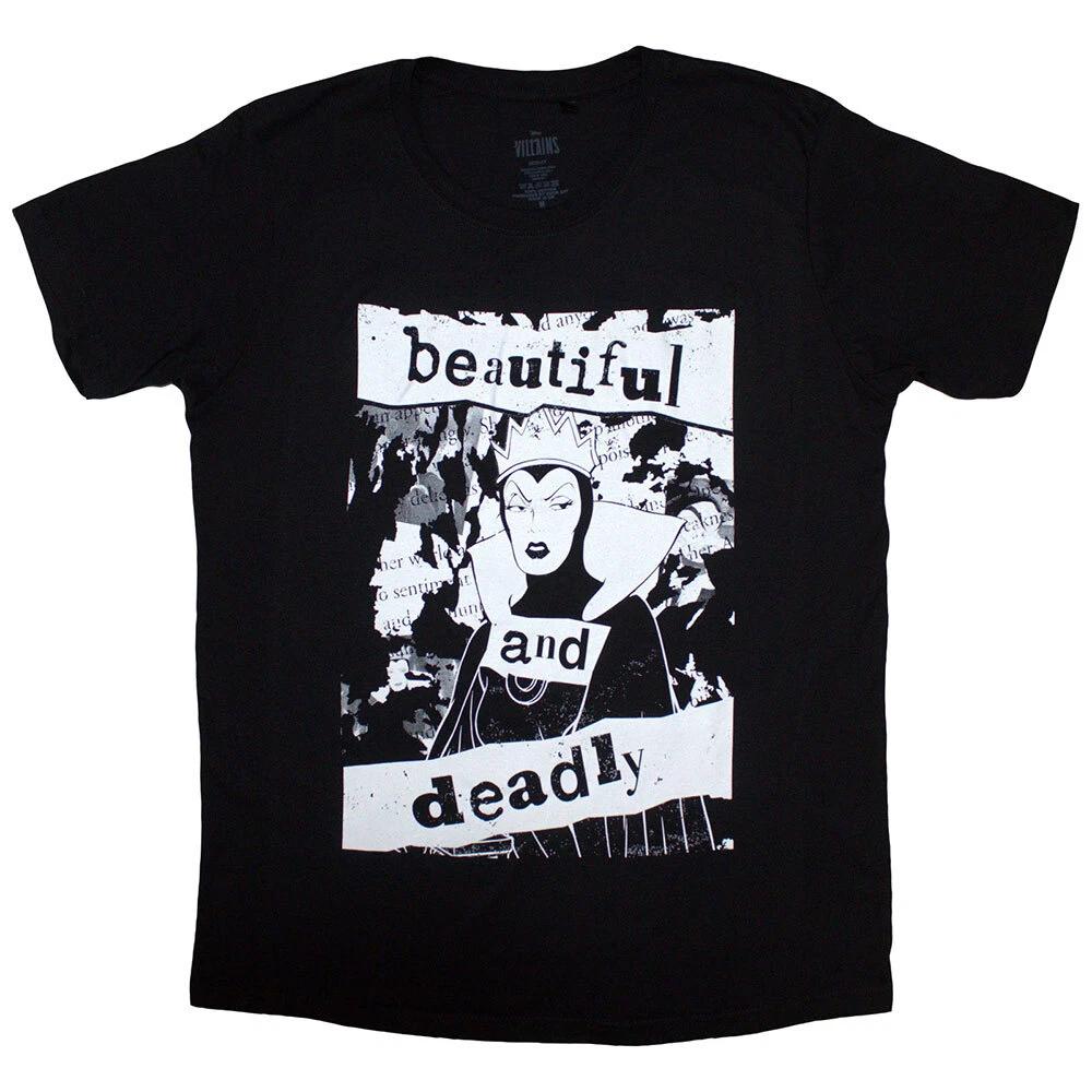 Maleficent Unisex T-Shirt: Maleficent Beautiful & Deadly (Medium) 4XL