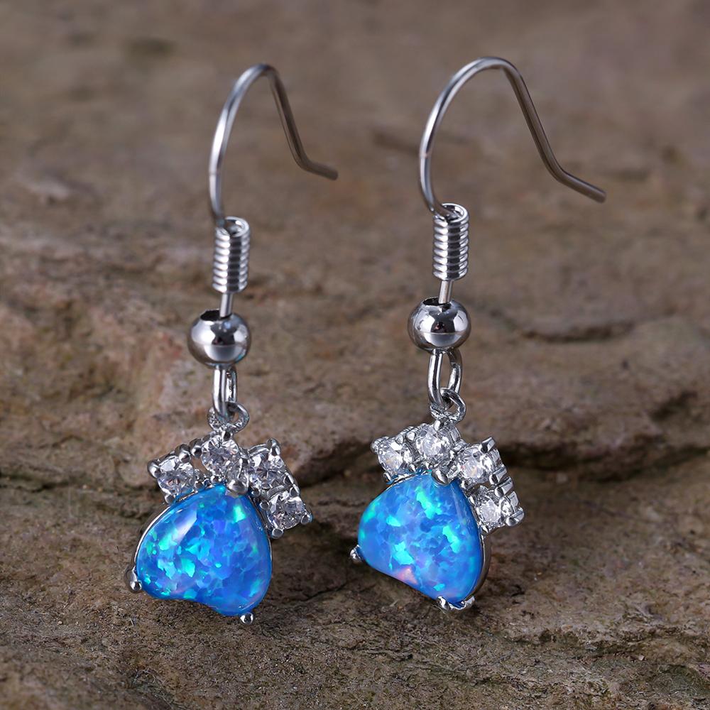 

1 пара милых дизайнерских серег-крючков для женщин и девочек, серьги-капли в виде лапы собаки, медведя, модные ювелирные изделия, подарки синий