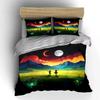 "Mountain Sunset Art Decor Set" Soft Comfortable Duvet Cover Bedding Set Included 1*Duvet Cover & 2*Pillowcases Gift