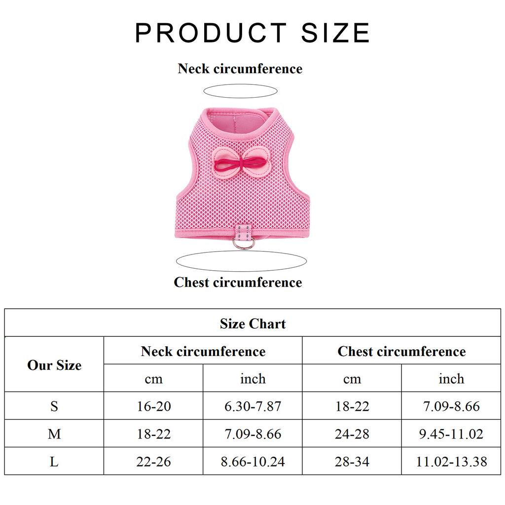 Adjustable Rabbit Harness Leash Set Breathable Mesh Vest for Small Pet Chinchillas Hamsters Guinea Pigs Pet Walking Gear
