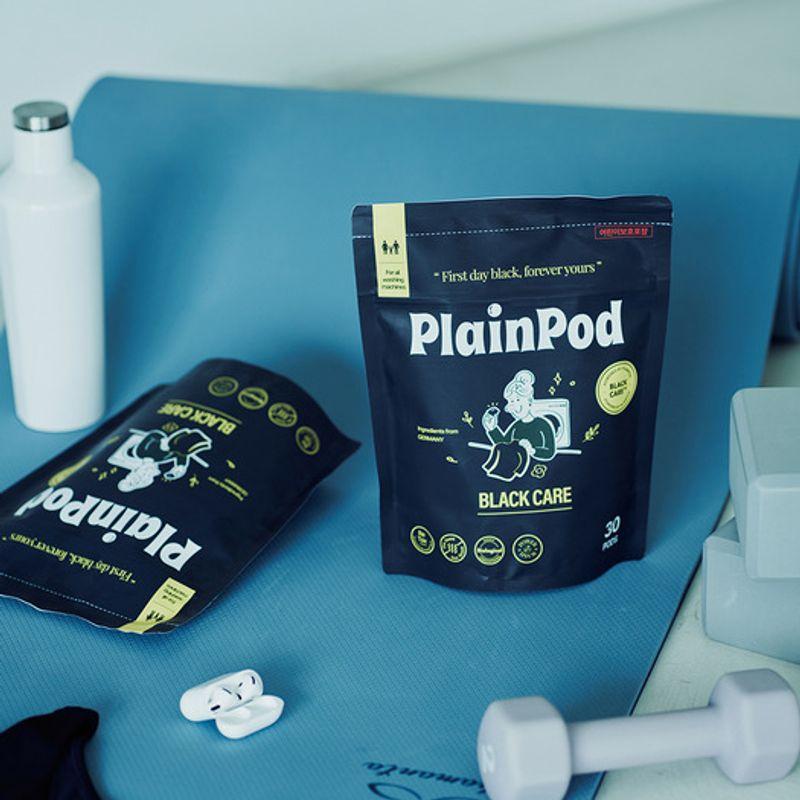 PlainPod Black Care Active Capsule Detergent