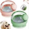 Badborstel voor huisdieren Zachte siliconen Massager Douchegel Badborstel Schoon gereedschap Kam Hond Kat Reiniging Verzorgingsbenodigdheden