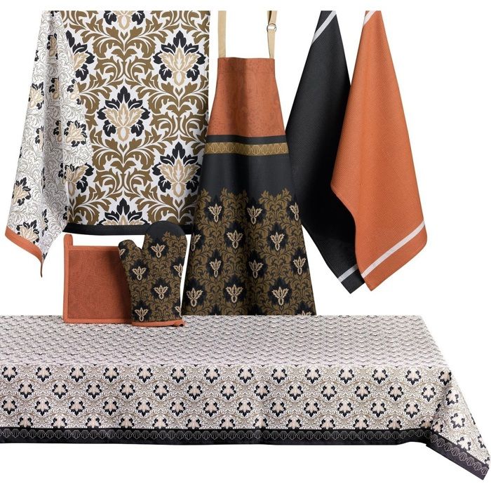 Tablier en coton - Marie Antoinette - 80 x 85 cm - Sangle ajustable - Entretien facile