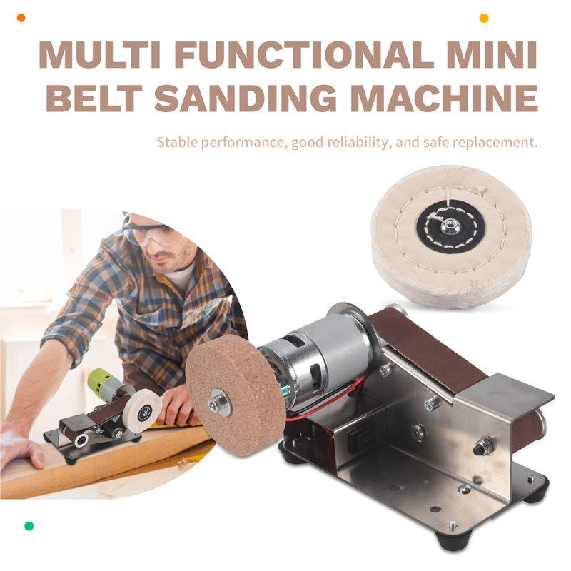 A60ZEU Plug,Belt Sander,Adjustable Speed Electric Knife Sharpener,15Degree Belt Grinder,Power Belt Sander For Woodworking Durabl