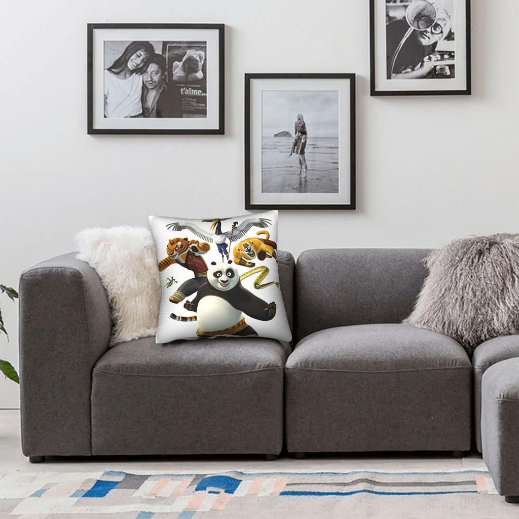 Pillow Cover K Ung F-Fu Panda Morden Pillow Case For Living Room Bed Chair Pillowcases
