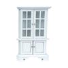 Handcrafts Miniature Corner Bookshelf Wood Model Figurine For Doll House Decoration Living Room Scene Setting Furniture