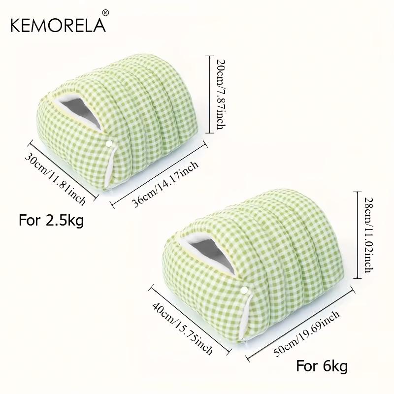 New Fuzzy for cat Sleeping Bag - All-Enclosed Removable Multi-Use for cat Bed Winter Warmth Washable For Cat Dog Rest
