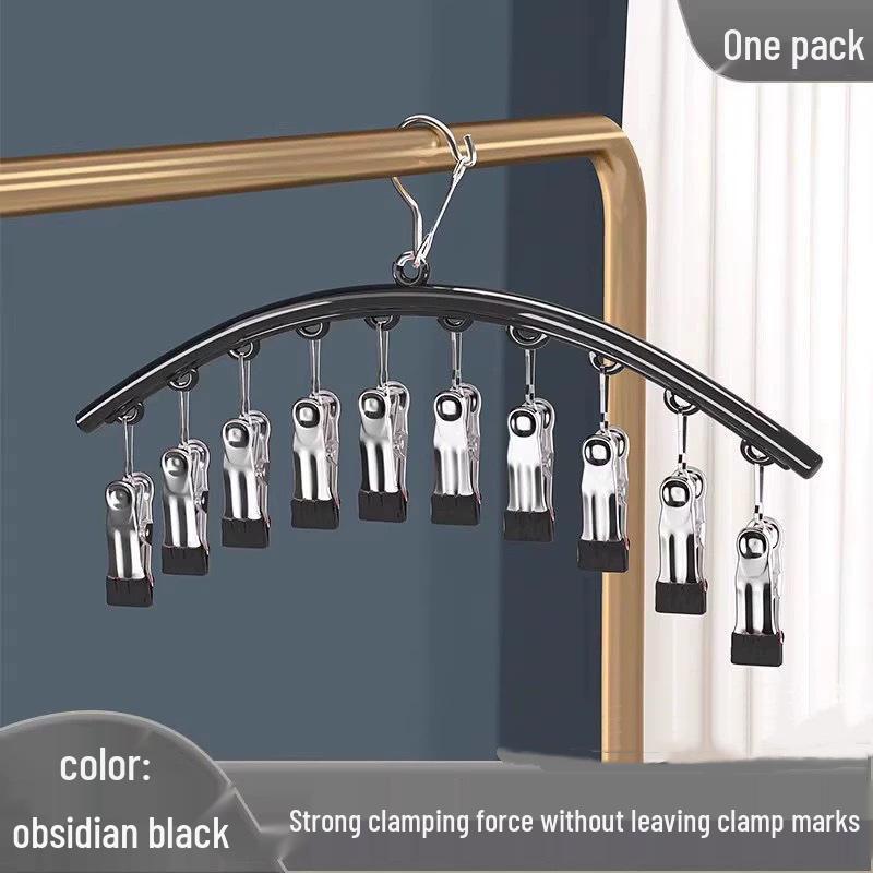 

Stainless Steel Non-Slip Multifunctional Clips for Socks and Underwear (Set of 10)