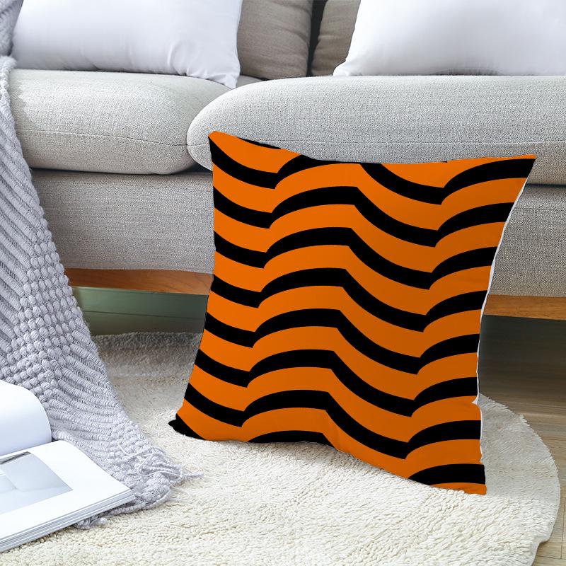 Halloween Pumpkin Pillowcase Decorative Sofa Cushion Case Bed Pillow Cover Home Decor Car Cushion Cover Cute Pillow Case 45*45cm