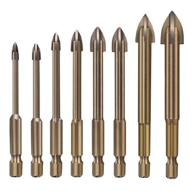 1Pc 3-12mm Efficient Universal Drilling Tool Multifunctional Cross Alloy Drill Bit Electric Drill Ac