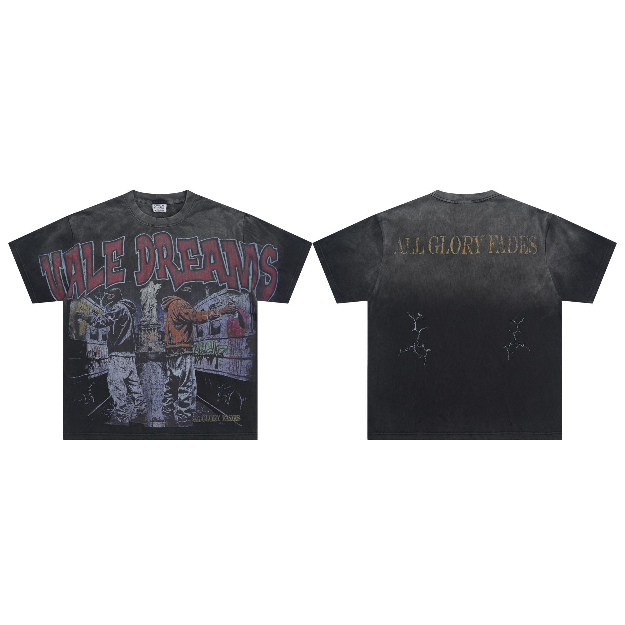 

V530 Vale Forever Valley Sport TAG BIG Vintage TEE Summer Street Trendy T-shirt XL