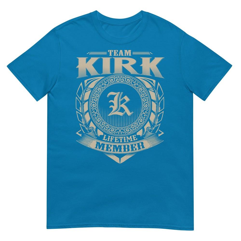 Team Kirk Lifetime Member Surname Kirk Family Name Vintage Tshirt
